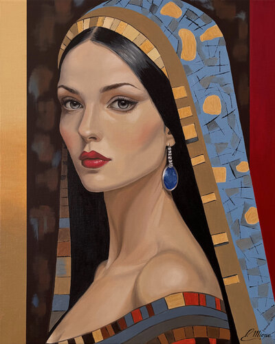 Anastasia by Elisabeth Mione, Painting for Sale on Singulart