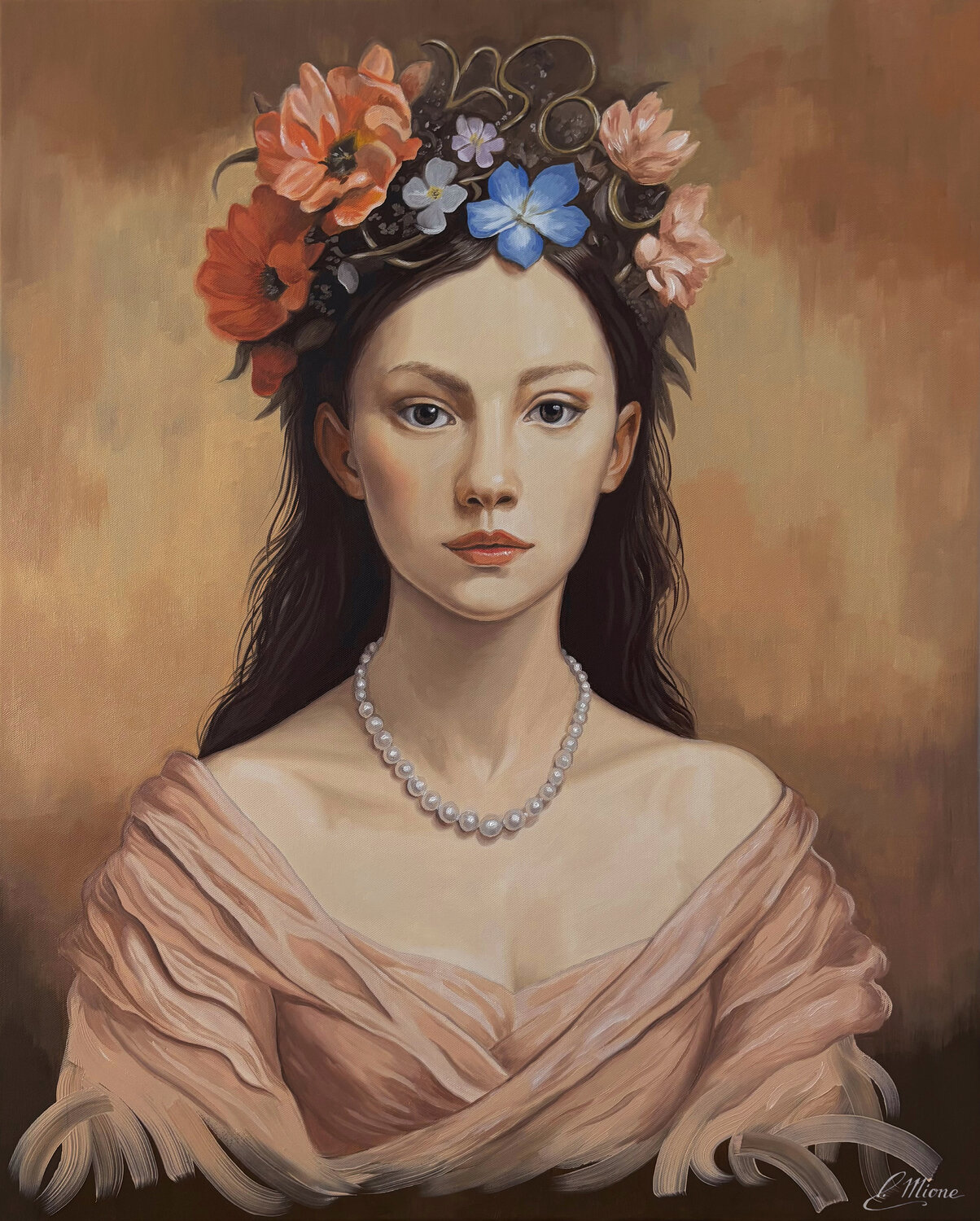 Léopoldine Elisabeth Mione Original painting for sale