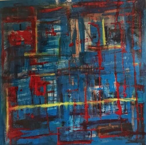 Blue van Anna Snijder, Schilderij te koop op Singulart