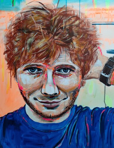 Ed Sheeran by Susann Versteegen, Painting for Sale on Singulart