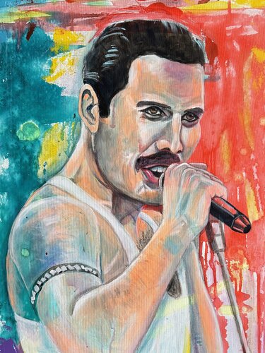 Freddie Mercury de Susann Versteegen, Pintura a la venta en Singulart