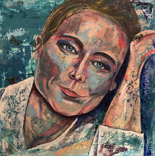 Jodie Foster de Susann Versteegen, Pintura a la venta en Singulart