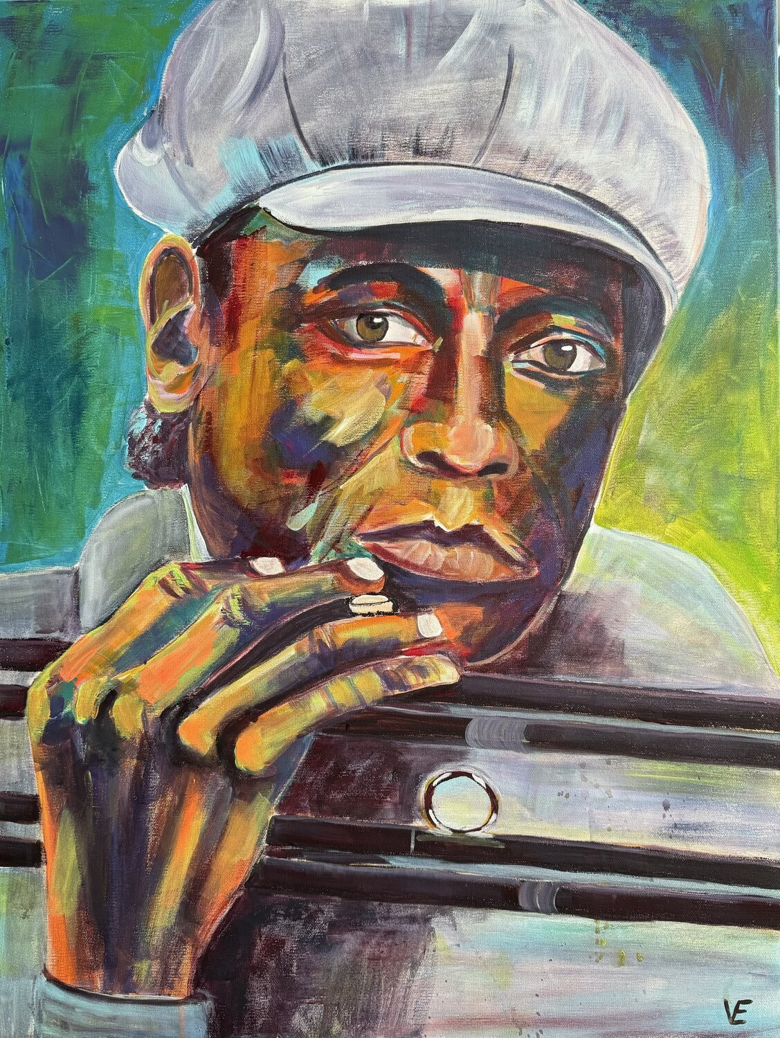 Miles Davis Susann Versteegen Pintura original en venta