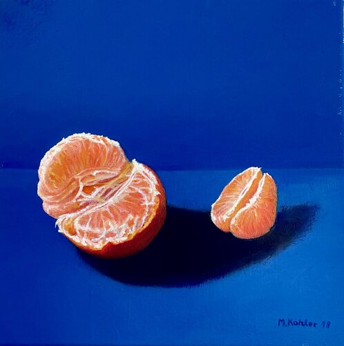 Mandarine di Monika Köhler, Pittura in vendita su Singulart