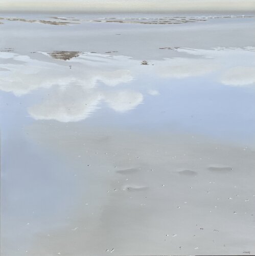 Reflets sur sable - variation 2 by Isabelle Jouan, Painting for Sale on Singulart
