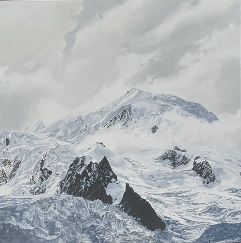 Le Mont Blanc depuis l'Aiguille de Saussure Isabelle Jouan