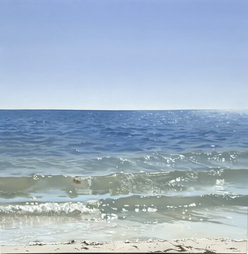 Mouvements et miroitements sur la Mer Blanche - variation 4 by Isabelle Jouan, Painting for Sale on Singulart