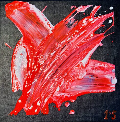 Red Thursday di Michaela Hagel, Pittura in vendita su Singulart