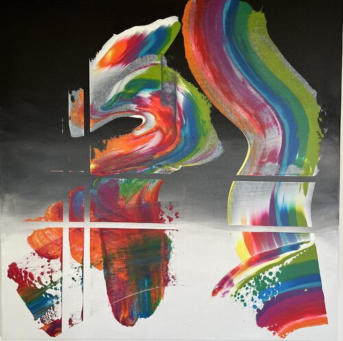 Balance of Power di Michaela Hagel, Pittura in vendita su Singulart