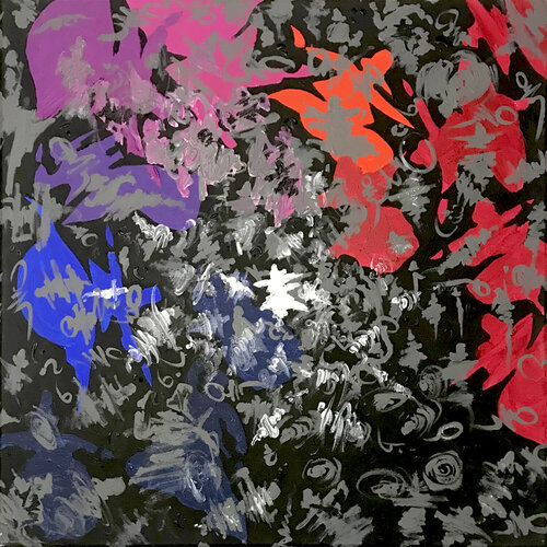 Blau und Rot im Tanz van Master Phago, Schilderij te koop op Singulart