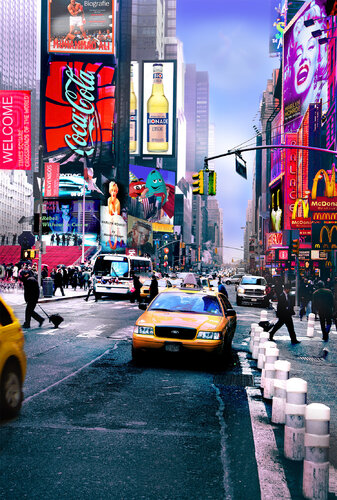 Times Square 2008 di Master Phago, Digitale in vendita su Singulart
