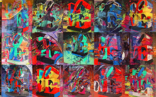 Love Love Love Love de Master Phago, Pintura a la venta en Singulart