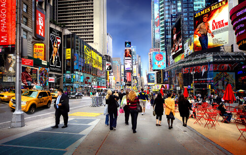 Times Square -NYC und stars de Master Phago, Pintura a la venta en Singulart