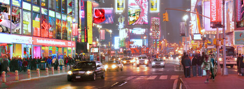 NYC, Türkis and lila, country of love by Master Phago, Digital for Sale on Singulart