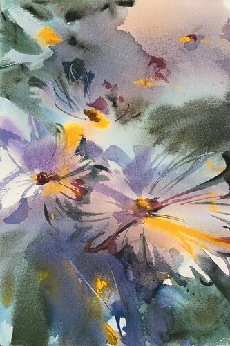 Sunset lights by Natalia Averianova, Painting for Sale on Singulart