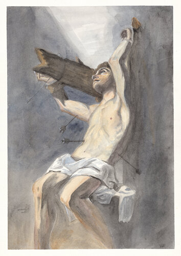 Saint Sébastien von Marie-Alix Bourely, Malerei kaufen auf Singulart
