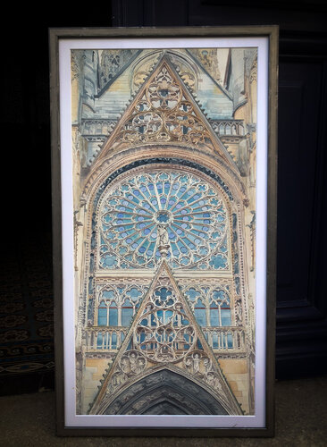 Aquarelle de la Cathédrale de Rouen von Marie-Alix Bourely, Malerei kaufen auf Singulart
