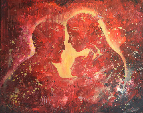 Light of Love van Anna Gold, Schilderij te koop op Singulart