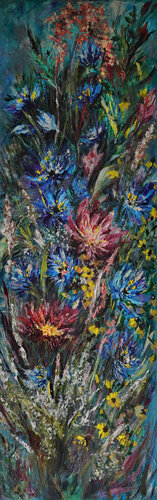 Chrysanthemums van Anna Gold, Schilderij te koop op Singulart