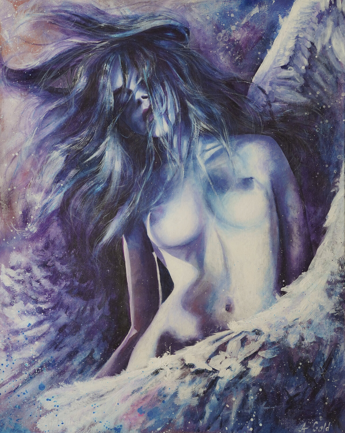 Fallen Engel Anna Gold