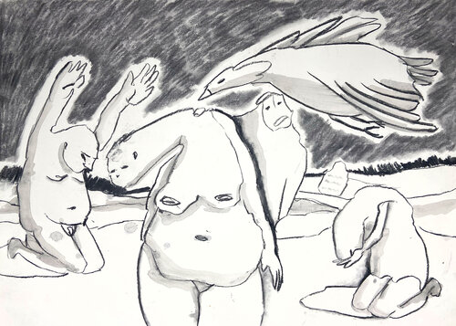 Misery di Sissy Schneider, Disegno in vendita su Singulart