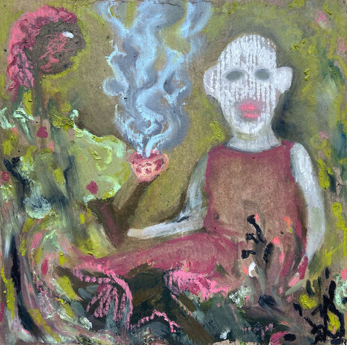 Kaffeepause par Sissy Schneider, Peinture en vente sur Singulart