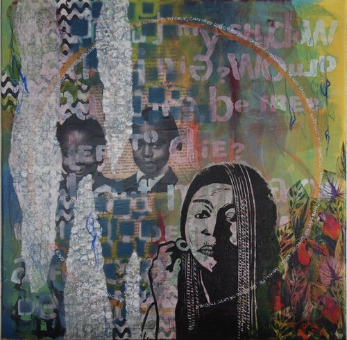 Twins - Without my Shadow di Hanne Paterno, Pittura in vendita su Singulart