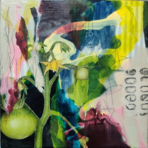 Poisonous Plant - Tomate di Hanne Paterno, Pittura in vendita su Singulart
