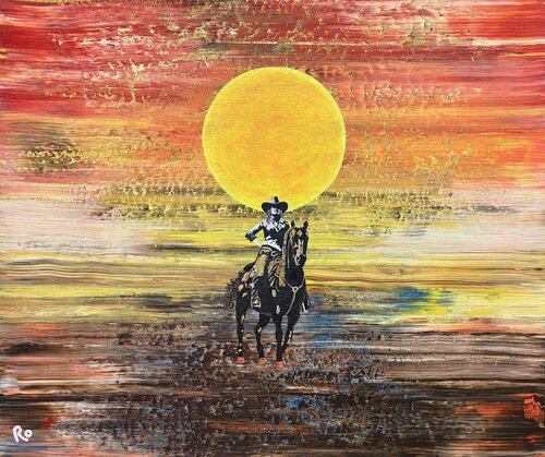 Sonnenschein im Sattel by Roland (Rolany) Schmidt-Cornehl, Painting for Sale on Singulart