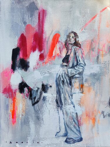 Soaking It All In di Saskia van Drunen, Pittura in vendita su Singulart