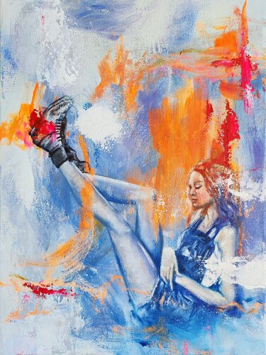 Floating Thoughts von Saskia van Drunen, Malerei kaufen auf Singulart