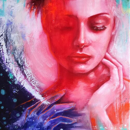 The Beauty Within von Saskia van Drunen, Malerei kaufen auf Singulart