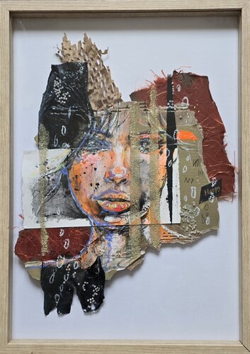 Echoes Of Connection by Saskia van Drunen, 紙面作品 for Sale on Singulart