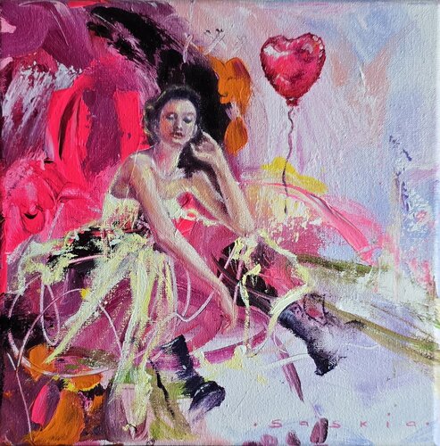 Whispers of Dreams von Saskia van Drunen, Malerei kaufen auf Singulart