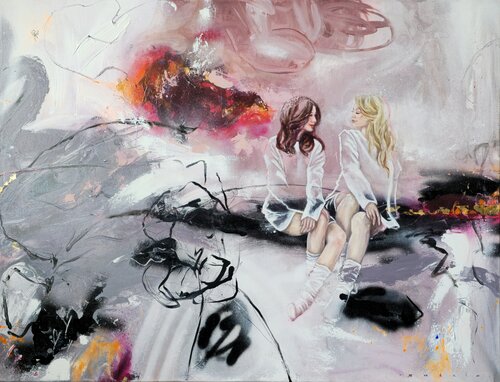 Unfolding by Saskia van Drunen, Painting for Sale on Singulart
