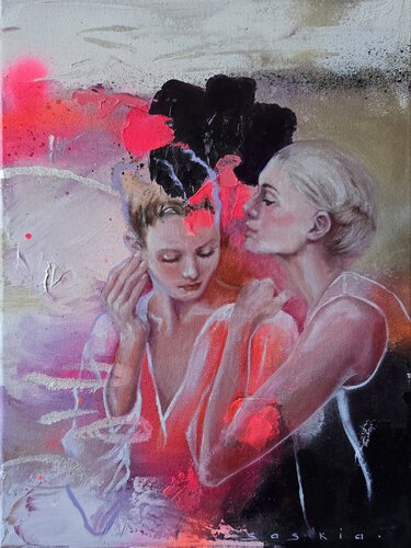 Heart Alignment di Saskia van Drunen, Pittura in vendita su Singulart