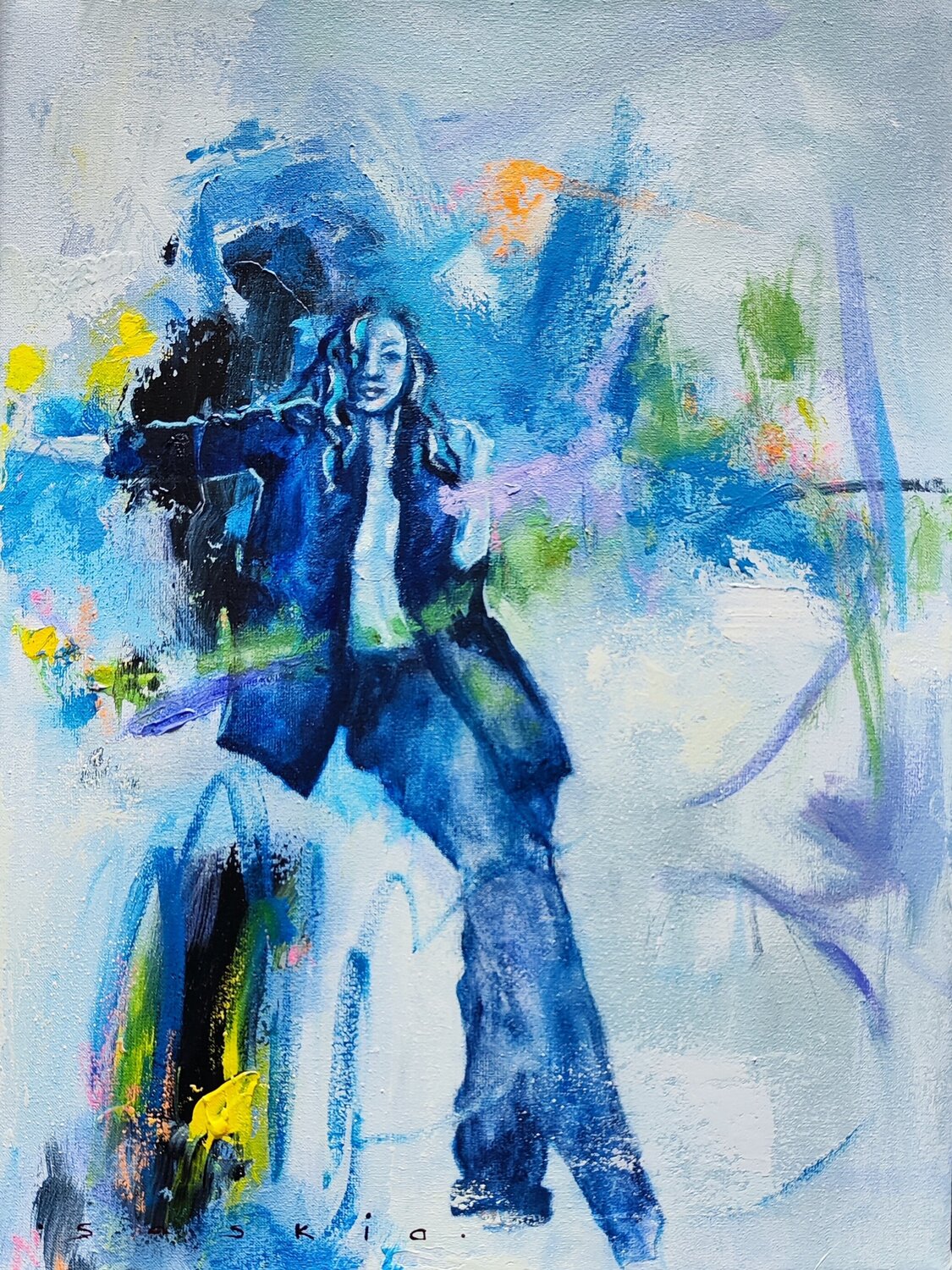 Blue Sunset Saskia van Drunen