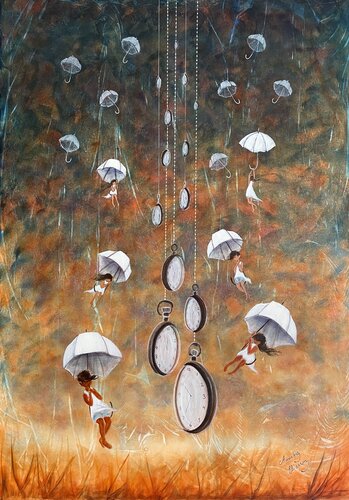 A journey through time di Annika Eliasson, Pittura in vendita su Singulart