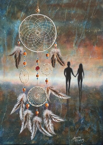 Dreamcatcher van Annika Eliasson, Schilderij te koop op Singulart
