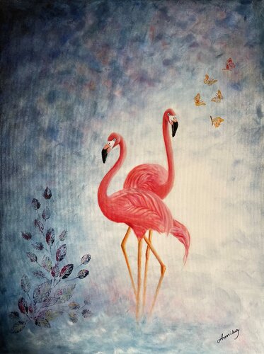 Pink Power di Annika Eliasson, Pittura in vendita su Singulart