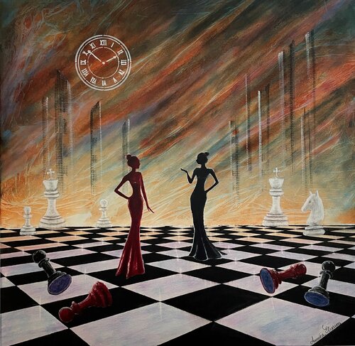 Chess van Annika Eliasson, Schilderij te koop op Singulart