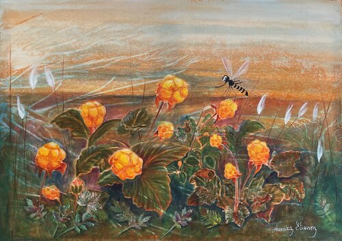 Cloudberry van Annika Eliasson, Schilderij te koop op Singulart