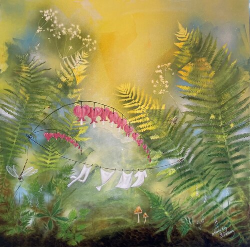 The land of fern van Annika Eliasson, Schilderij te koop op Singulart
