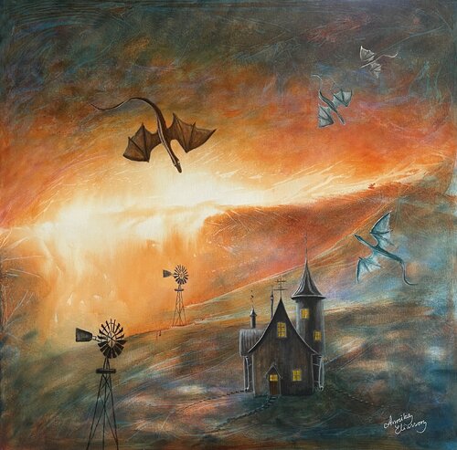 Windpower di Annika Eliasson, Pittura in vendita su Singulart