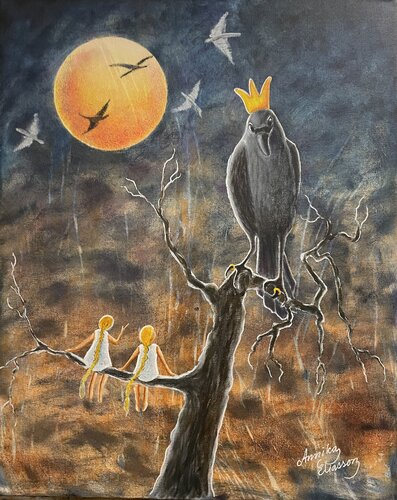 The crow´s gold van Annika Eliasson, Schilderij te koop op Singulart