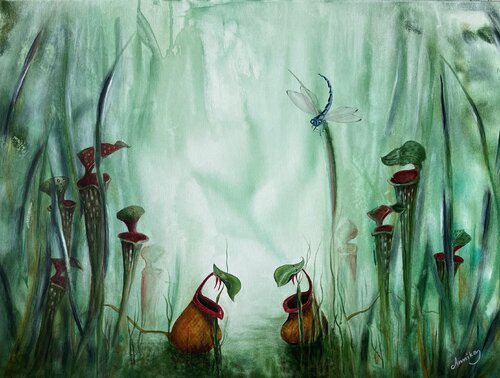 Savage Garden van Annika Eliasson, Schilderij te koop op Singulart