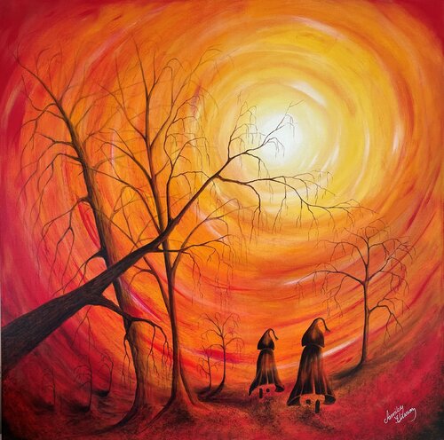 Wanderers by Annika Eliasson, Painting for Sale on Singulart