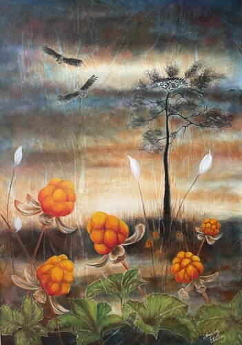 Eagle nest van Annika Eliasson, Schilderij te koop op Singulart