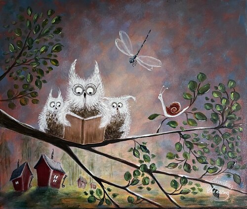 The book of fairy tales von Annika Eliasson, Malerei kaufen auf Singulart