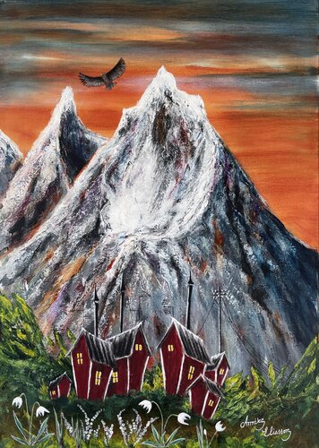 Blue tooth by Annika Eliasson, Painting for Sale on Singulart
